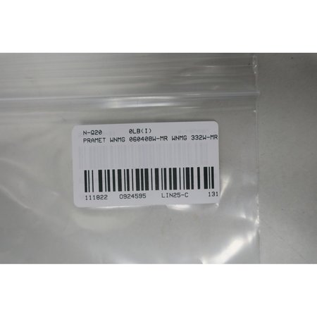 Pramet Carbide Insert Pack of 10 WNMG 060408W-MR WNMG 332W-MR T9315